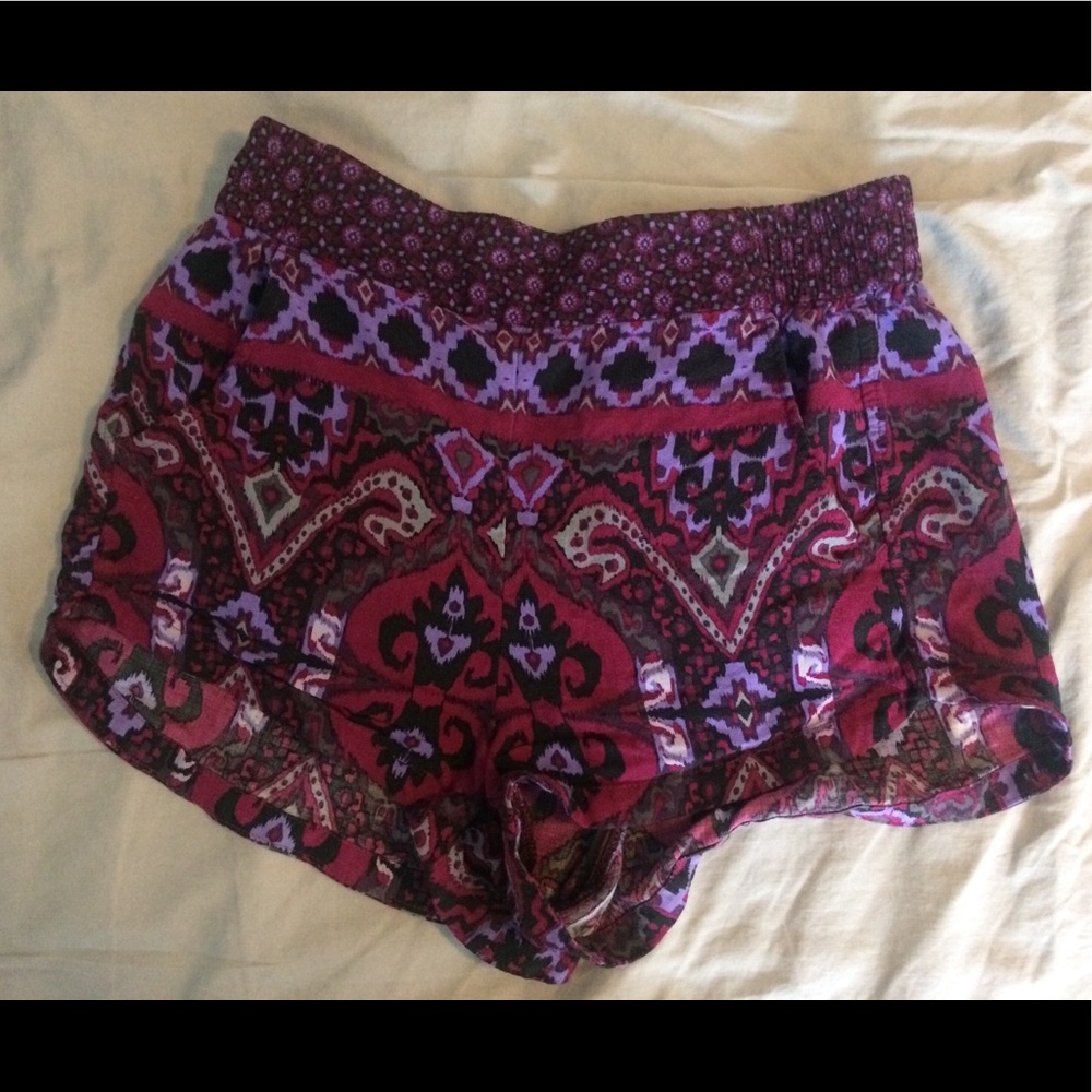 Xs tribal flowy boho festival shorts EXPRESS brand